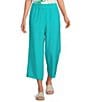 Allison Daley Teal Ceramic Pull-On Crinkle Soft Pants - Image 1
