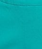 Allison Daley Teal Ceramic Pull-On Tech Stretch Crop Pants - Image 4