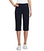Allison Daley Tech Stretch Pull-On Skimmer Pants, Color:True Navy - Image 1