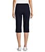 Allison Daley Tech Stretch Pull-On Skimmer Pants, Color:True Navy - Image 2