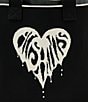 ALLSAINTS Izzy Heart Tote Bag, Color:Black - Image 5