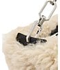 ALLSAINTS Madea Mini Shearling Chain Clutch, Color:Natural - Image 5