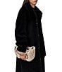 ALLSAINTS Madea Mini Shearling Chain Clutch, Color:Natural - Image 6