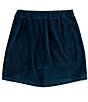 Color:Teal - Image 2 - Big Girls 7-16 Faux Button Stretch Cord Scooter Skirt