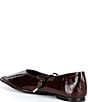 ALOHAS Sway Leather Beaded Lace Up Square Toe Ballet Flats - Image 3
