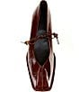 ALOHAS Sway Leather Beaded Lace Up Square Toe Ballet Flats - Image 5