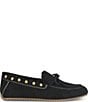 Alpine Suede Shearling Stud Detail Moccasins - Image 2