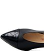 Amalfi Accento Leather Cap Toe Kitten Heel Slingback Pumps - Image 4