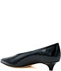 Amalfi Accorto Patent Leather Kitten Heel High Vamp Pumps - Image 2