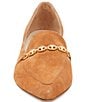 Amalfi Adorato Suede Chain Hardware Kitten Heel Pumps - Image 5