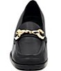 Amalfi Bacchetta Leather Bit Buckle Loafer Pumps - Image 4