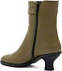 Amalfi Baronessa Leather Buckle Strap Mid Calf Boots - Image 2