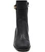Amalfi Baronessa Leather Buckle Strap Mid Calf Boots - Image 5