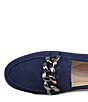 Color:New Navy Cashmere - Image 4 - Dado Suede Chain Driver Loafers