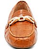 Amalfi Decano Croco Leather Hardware Loafers - Image 3