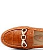 Amalfi Decano Croco Leather Hardware Loafers - Image 4