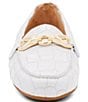 Amalfi Decano Croco Leather Hardware Loafers - Image 4