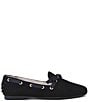 Color:Black Cashmere Suede - Image 2 - Delta Suede Bow Detail Driver Loafers