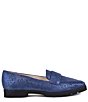 Color:Blue Nuovo Alina Print - Image 2 - Giuliano Printed Leather Comfort Loafers