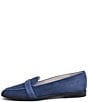 Color:Navy Cashmere/Notte Parmasoft - Image 3 - Goccia Suede Loafers