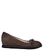 Color:Dark Brown Cashmere - Image 2 - Maga Suede Hidden Wedge Chain Slip-Ons