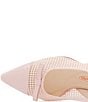 Amalfi Pacato Leather Bow Pointed Toe Slingback Pumps - Image 4