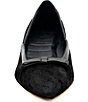 Amalfi Pagliuzza Suede Block Heel Mini Bow Pumps - Image 5