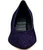 Amalfi Panorama Suede Pointed Toe Block Heel Pumps - Image 5