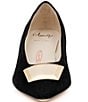 Amalfi Piramide Ornamented Suede Pumps - Image 3