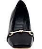 Amalfi Sesto Leather Bit Buckle Square Toe Pumps - Image 5