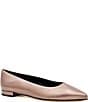 Amalfi Tango Metallic Leather Pointed Toe Dress Flats - Image 1