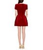 Amanda Uprichard Abigail Velvet Mini Dress - Image 2