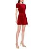 Amanda Uprichard Abigail Velvet Mini Dress - Image 3