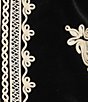 Amanda Uprichard Braswell Embroidered Round Neck Long Sleeve Coordinating Short Jacket - Image 4
