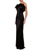 Amanda Uprichard Ella Feather Strapless Velvet Long Gown - Image 3