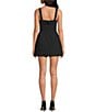 Amanda Uprichard Mindy Square Neck Sleeveless Romper - Image 2