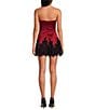 Amanda Uprichard Romilly Satin Strapless Mini Romper - Image 2