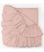 Color:Petal Pink - Image 2 - Caprice Linen Duvet Cover