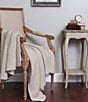 Amity Home Cooper Cozy Throw Blanket, Color:Natural - Image 3