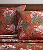 Amity Home Fitzgerald Floral Pattern Quilt, Color:Brick - Image 4