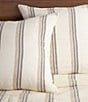 Amity Home Flinn Classic Linen Stripe Sham, Color:Ivory - Image 2
