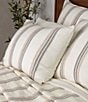 Amity Home Flinn Classic Linen Stripe Sham, Color:Ivory - Image 3