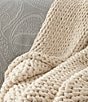 Amity Home Gage Cable Knit Throw Blanket, Color:Cream - Image 3