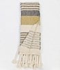 Color:Multi - Image 1 - Irma Striped Braided Tassel Throw Blanket
