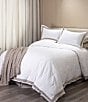 Amity Home Orfeo Linen Comforter Mini Set, Color:White/Natural - Image 2