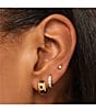 Ana Luisa Giulia Bold Huggie Hoop Earrings - Image 2