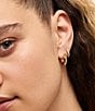 Ana Luisa Giulia Medium Hoop Earrings - Image 3