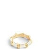 Anabel Aram Bamboo Enameled Band Ring - Image 2