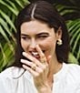 Anabel Aram Bamboo Enameled Band Ring - Image 4