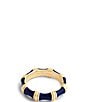 Anabel Aram Bamboo Enameled Band Ring - Image 2